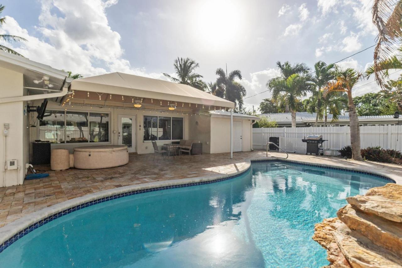 Chic Fort Lauderdale House With Private Pool Экстерьер фото