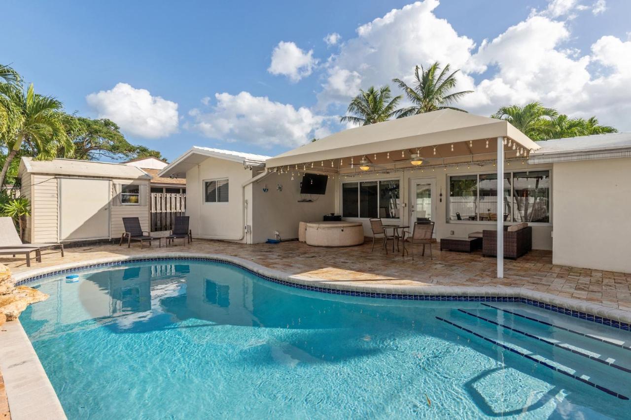 Chic Fort Lauderdale House With Private Pool Экстерьер фото